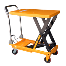 mini hand hydraulic single scissor lift table